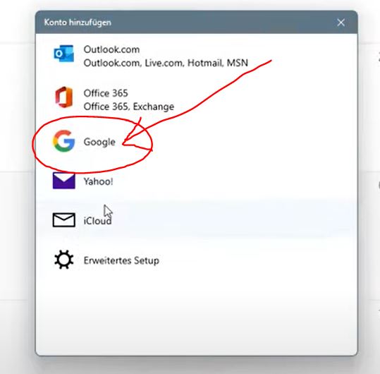 Windows 11 Comment ajouter un compte Google à l'agenda
